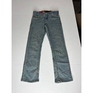 Levis 511 Jeans Youth Boys Size 8 24X25 Blue Denim Stretch Flex Slim Fit NWT